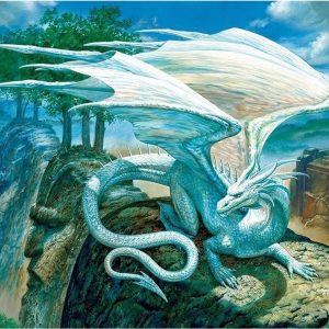 Cobble Hill Puzzel 500st White Dragon