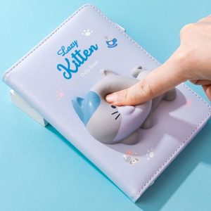 Lazy Stars – Mini Squishy Notebook Cat 96 Sheets