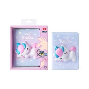 Lazy Stars – Mini Squishy Notebook Unicorn 96 Sheets