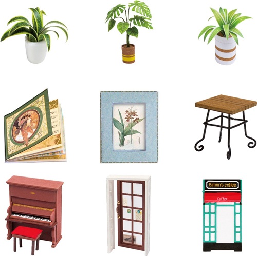 Robotime Rolife - Simons Coffee Corner - Afbeelding 5