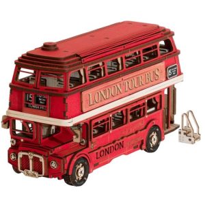 Robotime Rolife 3D Wooden Puzzle London Tour Bus