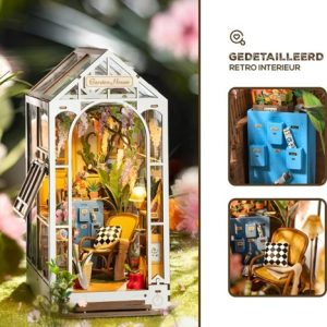 Robotime Rolife Booknook Garden House