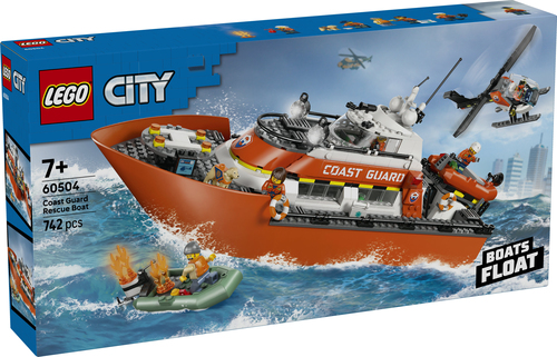 Lego City - Kustwacht reddingsboot met helikopter - 60504 - Afbeelding 7