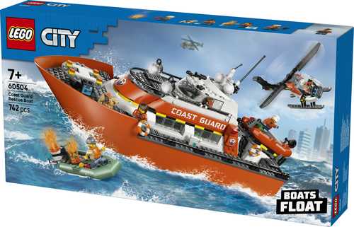 Lego City - Kustwacht reddingsboot met helikopter - 60504 - Afbeelding 8