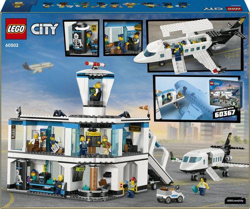 Lego City - Vluchthaven met Vliegtuig - Afbeelding 6