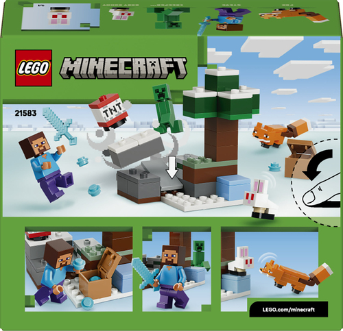 Lego Minecraft - Steve's Taiga Avontuur - 21583 - Afbeelding 10