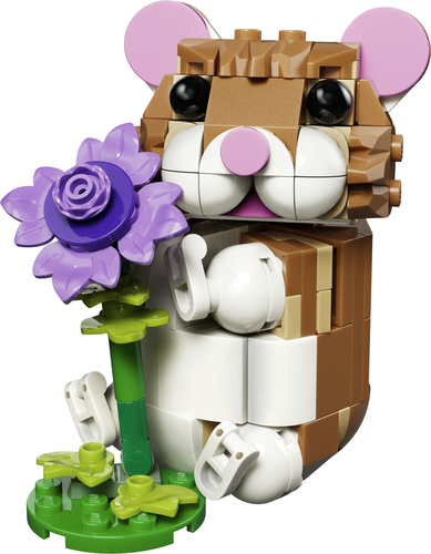 Lego Creator - Schattige Hamster met Bloem -31376 - Afbeelding 2