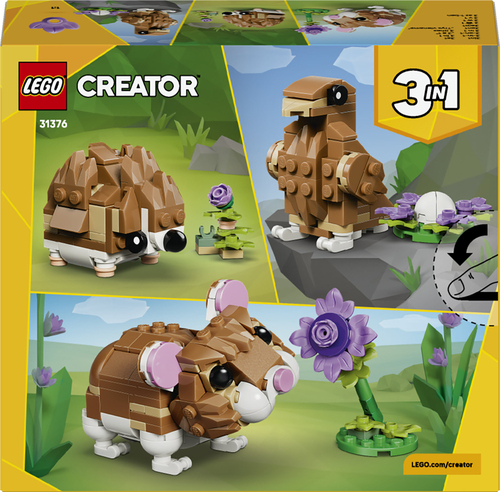 Lego Creator - Schattige Hamster met Bloem -31376 - Afbeelding 7