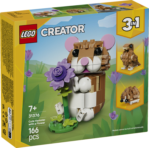 Lego Creator - Schattige Hamster met Bloem -31376 - Afbeelding 8