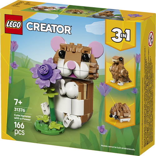 Lego Creator - Schattige Hamster met Bloem -31376 - Afbeelding 9