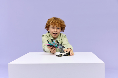 Lego City - Straalvliegtuig vs Sportauto - Afbeelding 6