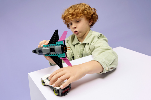 Lego City - Straalvliegtuig vs Sportauto - Afbeelding 7