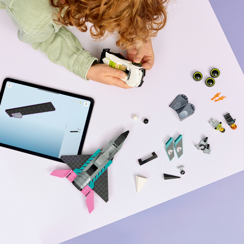 Lego City - Straalvliegtuig vs Sportauto - Afbeelding 8