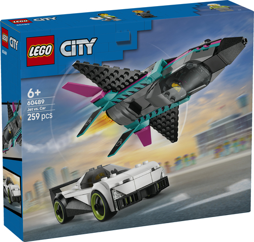 Lego City - Straalvliegtuig vs Sportauto - Afbeelding 10
