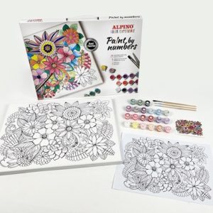 Alpino Paint By Numbers Color Experience : Flowers