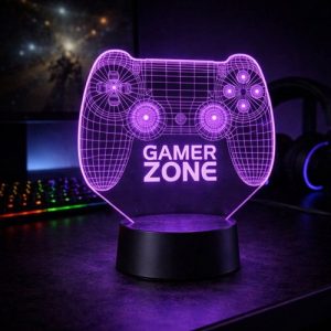 Qware 3D Lamp -gamer Zone
