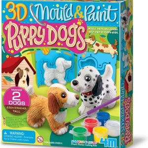 4M Crea Gips gieten en Verven 3D puppy honden