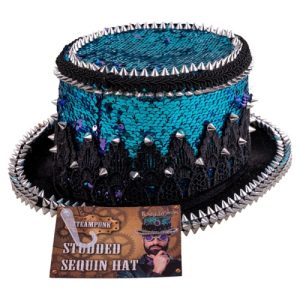 Hoed met pailletten – verkleedkledij