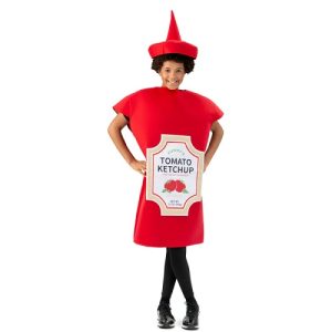 Ketchup fles kostuum (volwassenen)