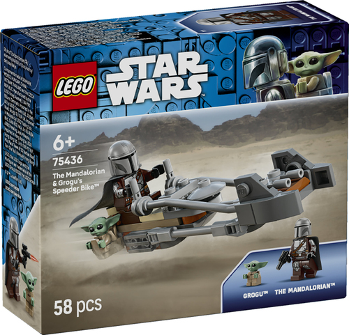 Lego Star Wars - De Mandalorian en Grogu's speederbike - Afbeelding 9