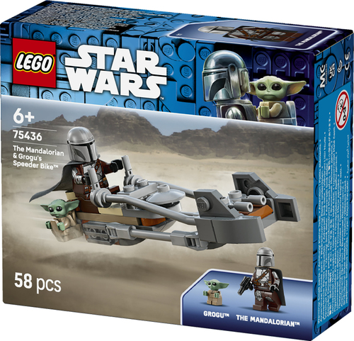 Lego Star Wars - De Mandalorian en Grogu's speederbike - Afbeelding 10
