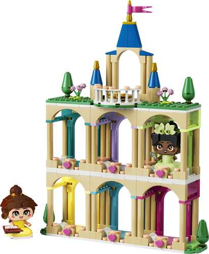 Lego Disney - Mini Belle en Tiana met kasteel - Afbeelding 2