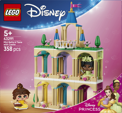 Lego Disney - Mini Belle en Tiana met kasteel - Afbeelding 9