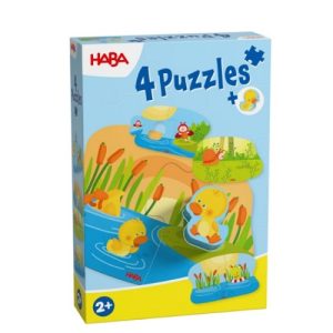 Haba – 4 eerste puzzels – Jonge dieren