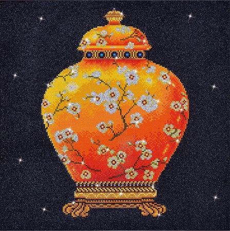 Diamonds Dotz - Red Vase