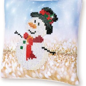 Diamond Dotz – Snowman Top Hat Pillow