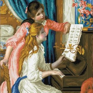 Diamond Dotz – Girl’S At The Piano ( Renoir )
