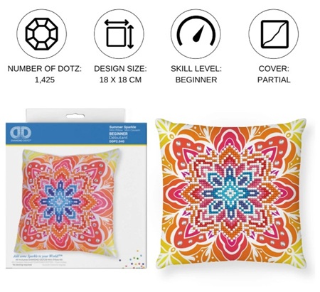 Diamond Dotz - Summer Sparkle Mini Pillow - Afbeelding 3
