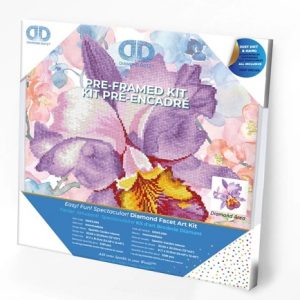Diamond Dotz – Sparkle Garden Mauve With Frame