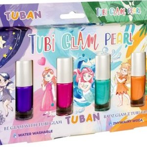 Tuban – nagellak speelgoed set – Tubi Glam Pearl 4 stuks