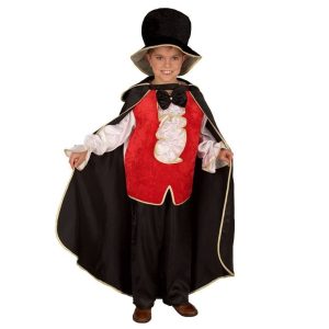 Kostuum Dracula met hoed (kinderen) – Maat 128