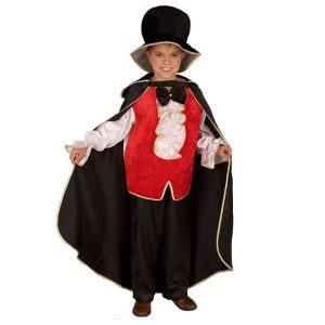 Kostuum Dracula met hoed (kinderen) – Maat 164