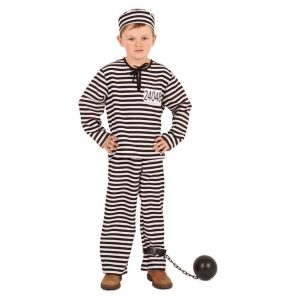 Kostuum Gevangene met pet (kinderen) – Maat 140