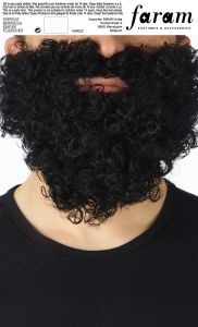 Baard Kabouter kort – zwart