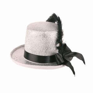 Buishoed Mini Lurex – Zilver