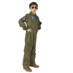 Kostuum Gevechtspiloot (kinderen) – Maat 152