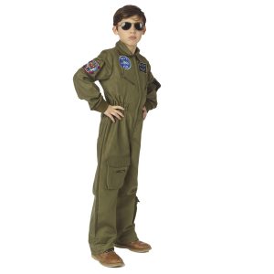 Kostuum Gevechtspiloot (kinderen) – Maat 128