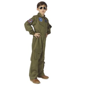 Kostuum Gevechtspiloot (kinderen) – Maat 140
