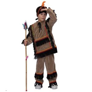 Kostuum Indiaan Blackfeet (kind) – maat 116