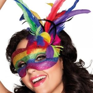 Oogmasker Venice acrobaleno
