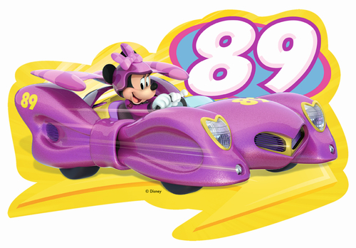Jumbo - Vormenpuzzel 4-in-1 (14/16/18/20stuks) - Disney Mickey Racers - Afbeelding 2