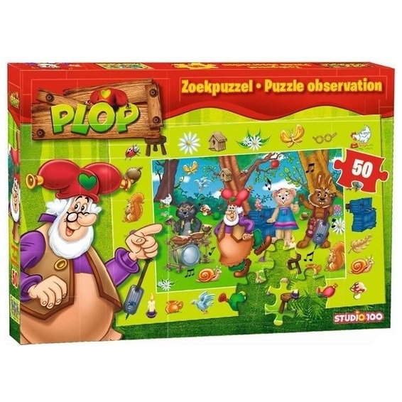 Studio 100 - Plop en de Peppers - Zoekpuzzel 50stuks