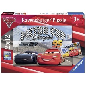 Ravensburger Puzzel (2x12stuks) Disney Cars 3 – Piston Cup