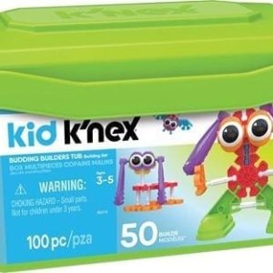 Kid K’NEX Building Set “Budding Tub” – 100stuks
