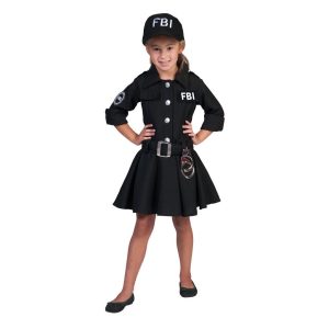 FBI Meisje – politie kostuum (kinderen) – maat 140