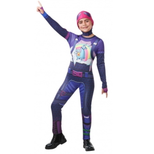 Fortnite Tween Brite Bomber kostuum Jumpsuit – leeftijd 11 tot 12 jaar